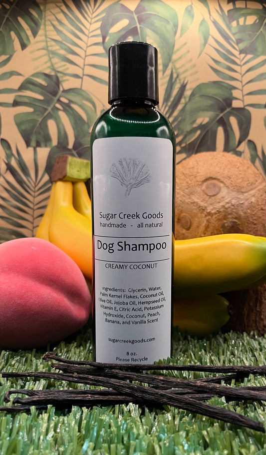 Creamy Coconut Dog Shampoo