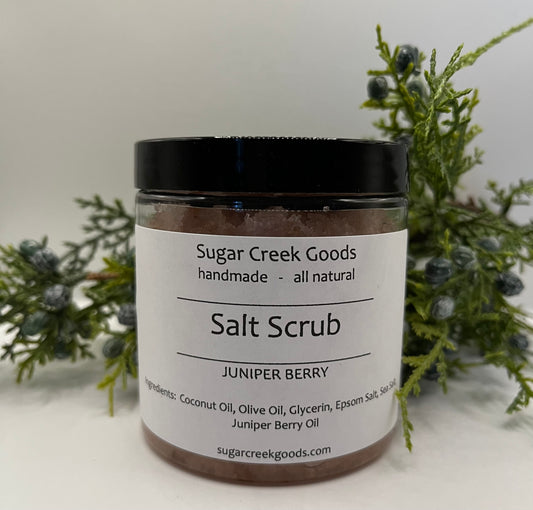 Juniper Berry Salt Scrub