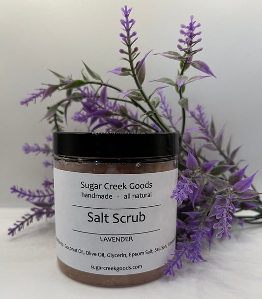 Lavender Salt Scrub