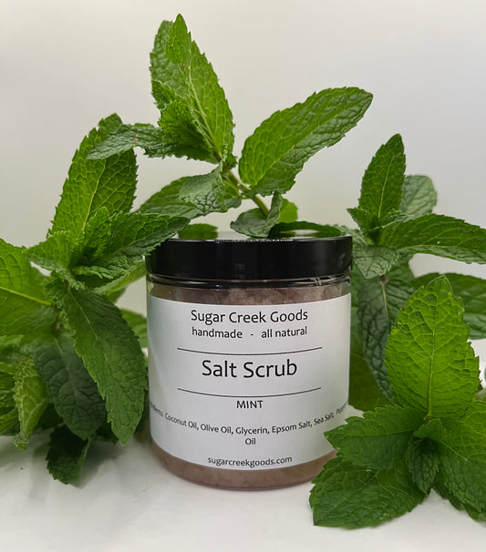 Mint Salt Scrub