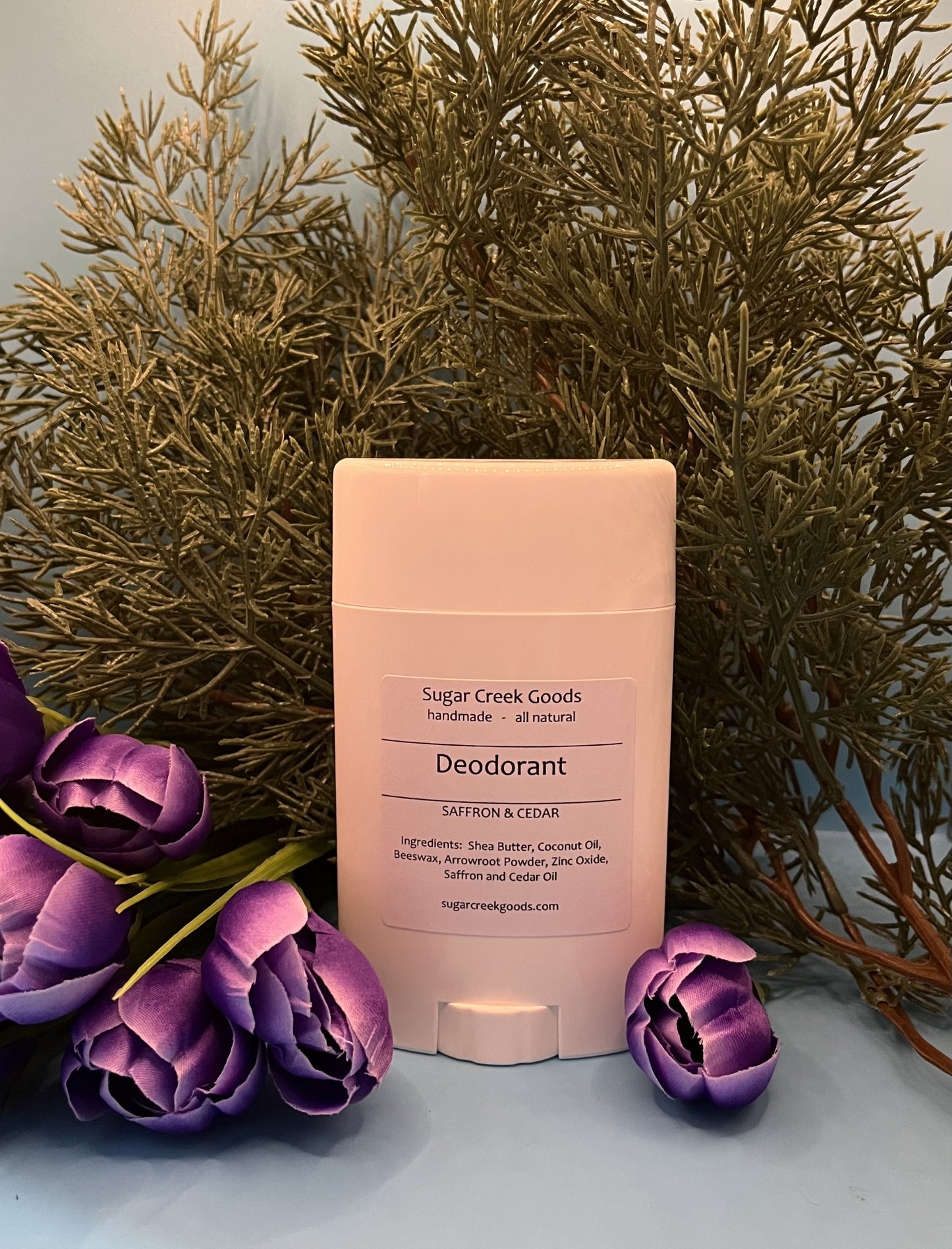 Saffron and Cedar Deodorant