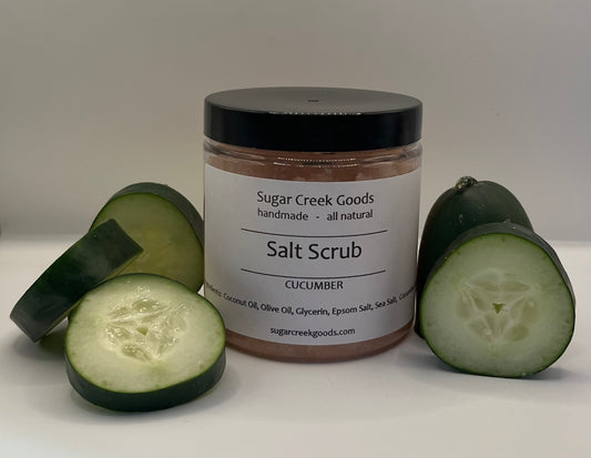 Cucumber Salt Scrub
